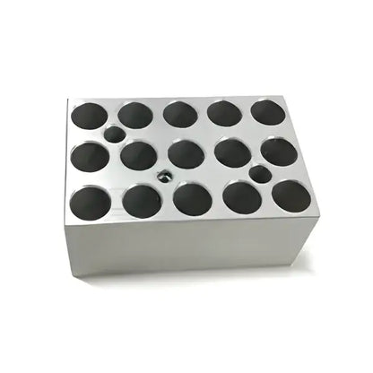 myBlock™ Mini Dry Bath Heat Blocks Accessories - Block 15 x 1.5ml or 2.0ml centrifuge tubes (conical) - Temperature