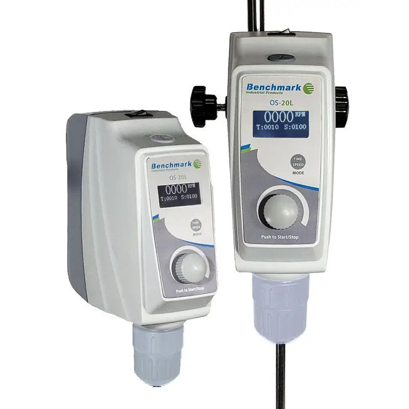 Two Benchmark digital devices on a white background