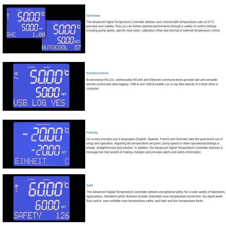 PolyScience AD -40°C to 200°C 15L Capacity Recirculating Chiller - Laboratory Equipment