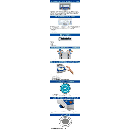 Radwag 120g Capacity 0.01mg Readability A™3.5’’ Analytical Balance - Laboratory Equipment