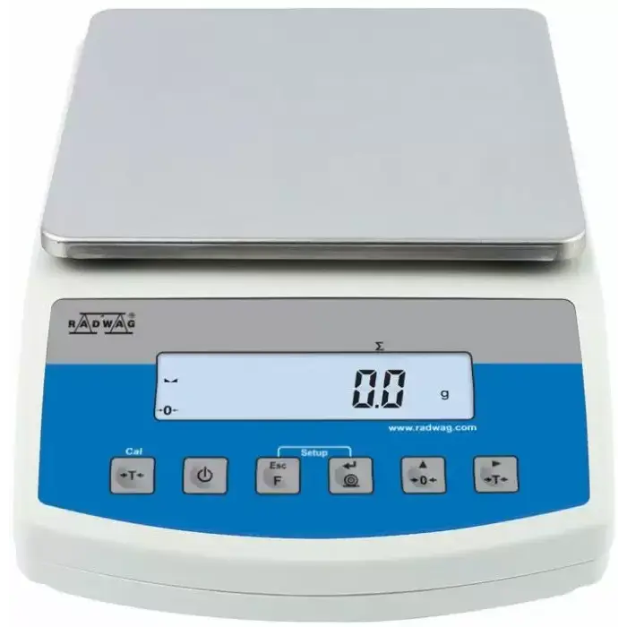 Radwag 2000g Capacity 0.01g Readability 8x8’’ Precision Balance - Laboratory Equipment