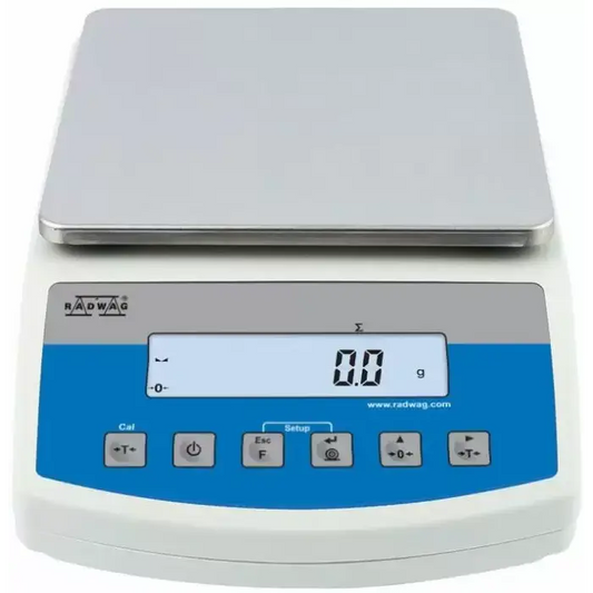 Radwag 2000g Capacity 0.01g Readability 8x8’’ Precision Balance - Laboratory Equipment