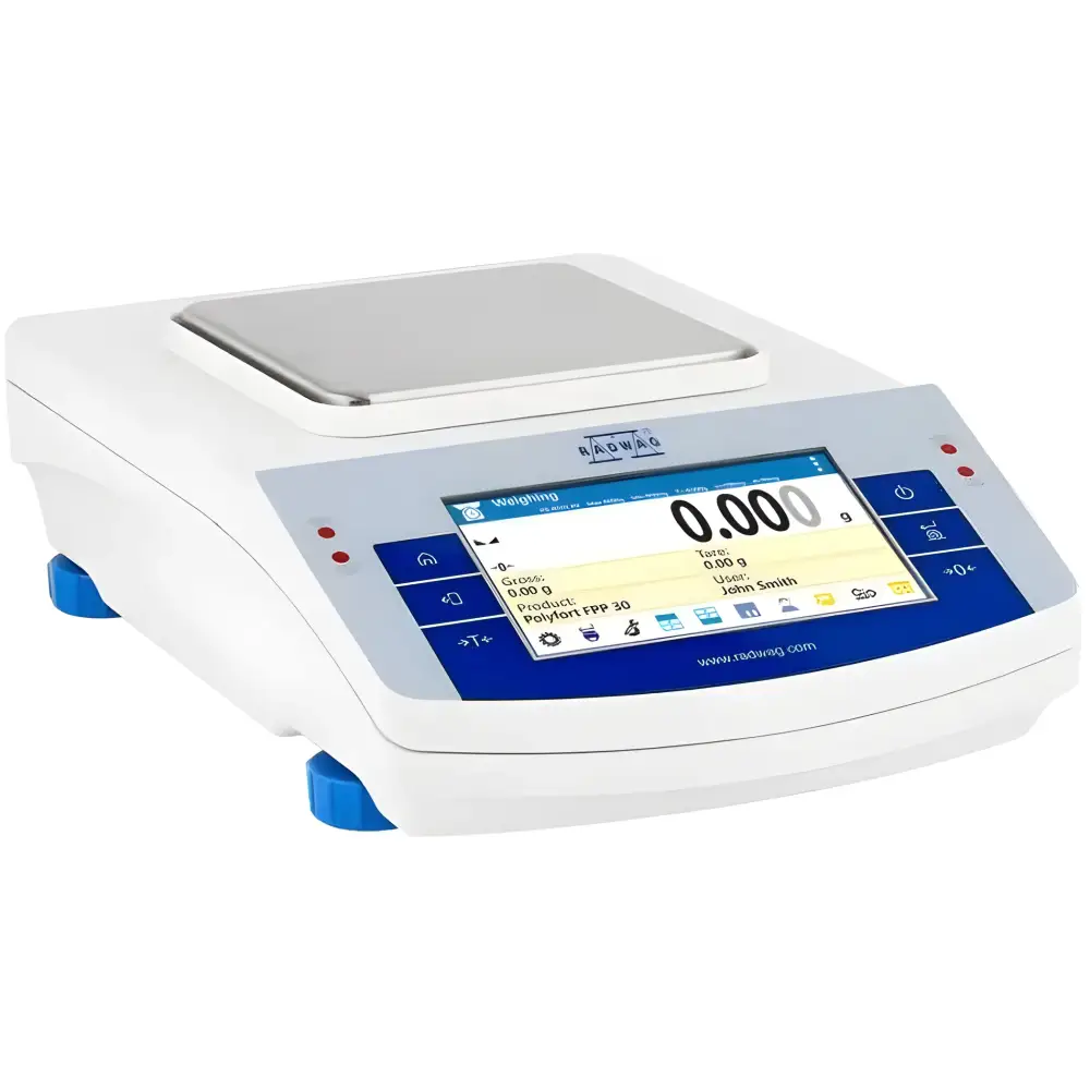 Radwag X2 Series Touchscreen 8100g Capacity 0.01g Readability 8x8’’ Precision Balance - Laboratory Equipment