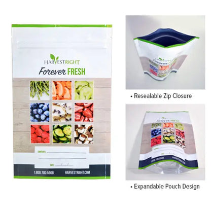 Resealable Mylar Bags 50 Pack Harvest Right Accessories