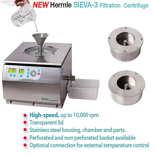 SIEVA-3 Filtration Centrifuge Accessories - Centrifuges Accessories