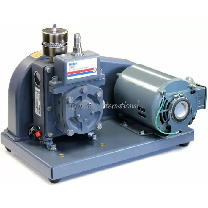 Welch 1400 DuoSeal 0.9 cfm 0.1 Micron Belt Drive Dual-Stage Pump - Pumps