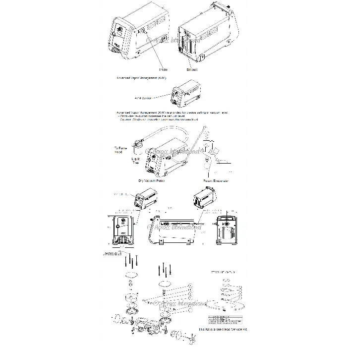 Welch 2034 0.9 cfm DryFast 2-Head Diaphragm Chemical Duty Pump - Pumps