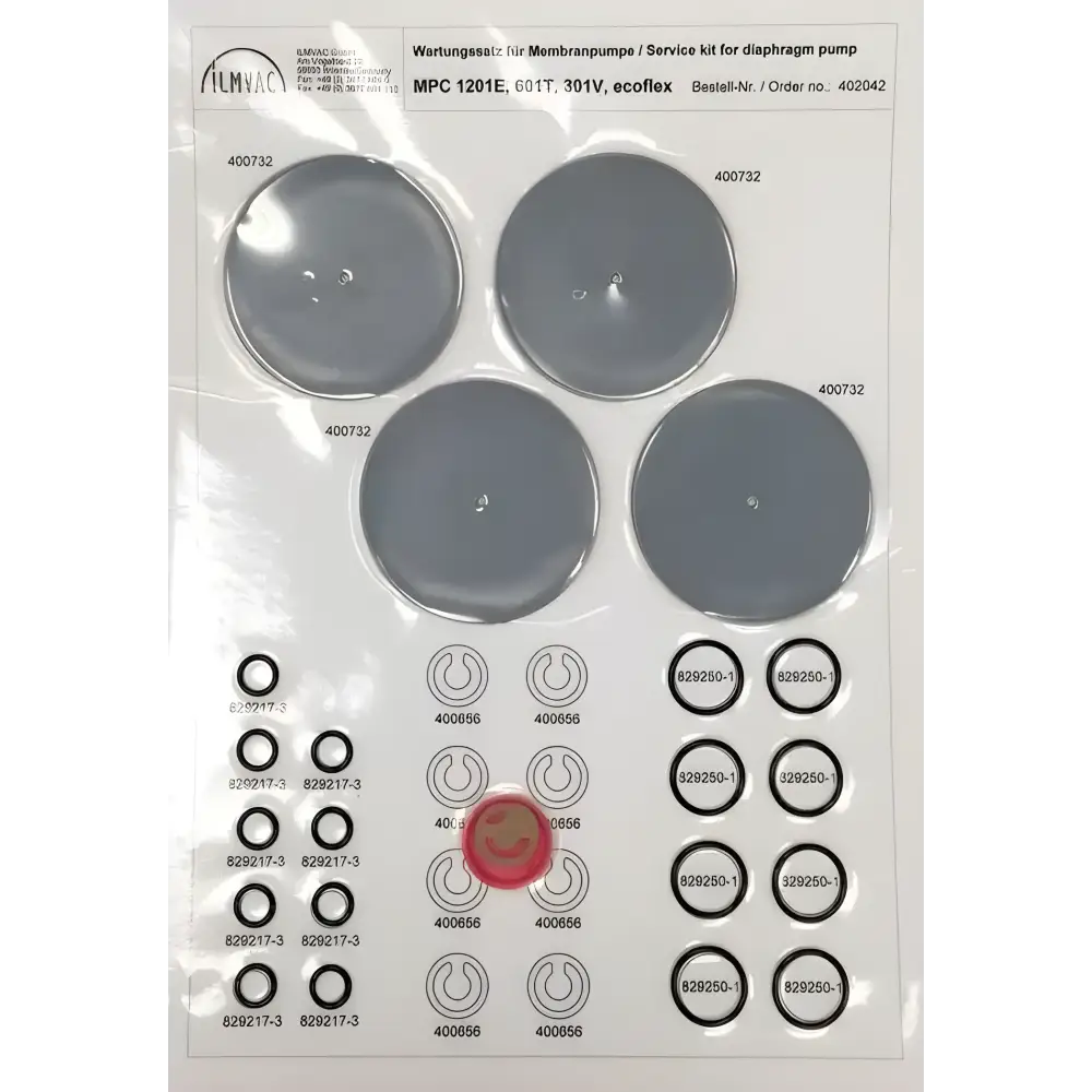 Welch 2052 Diaphragm Vacuum Pump Service Kit - Pumps