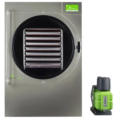 X Large Home Pro Freeze Dryer with XL Premier Vacuum Pump 7 Trays and Mylar Starter Kit Freeze Drying Machines