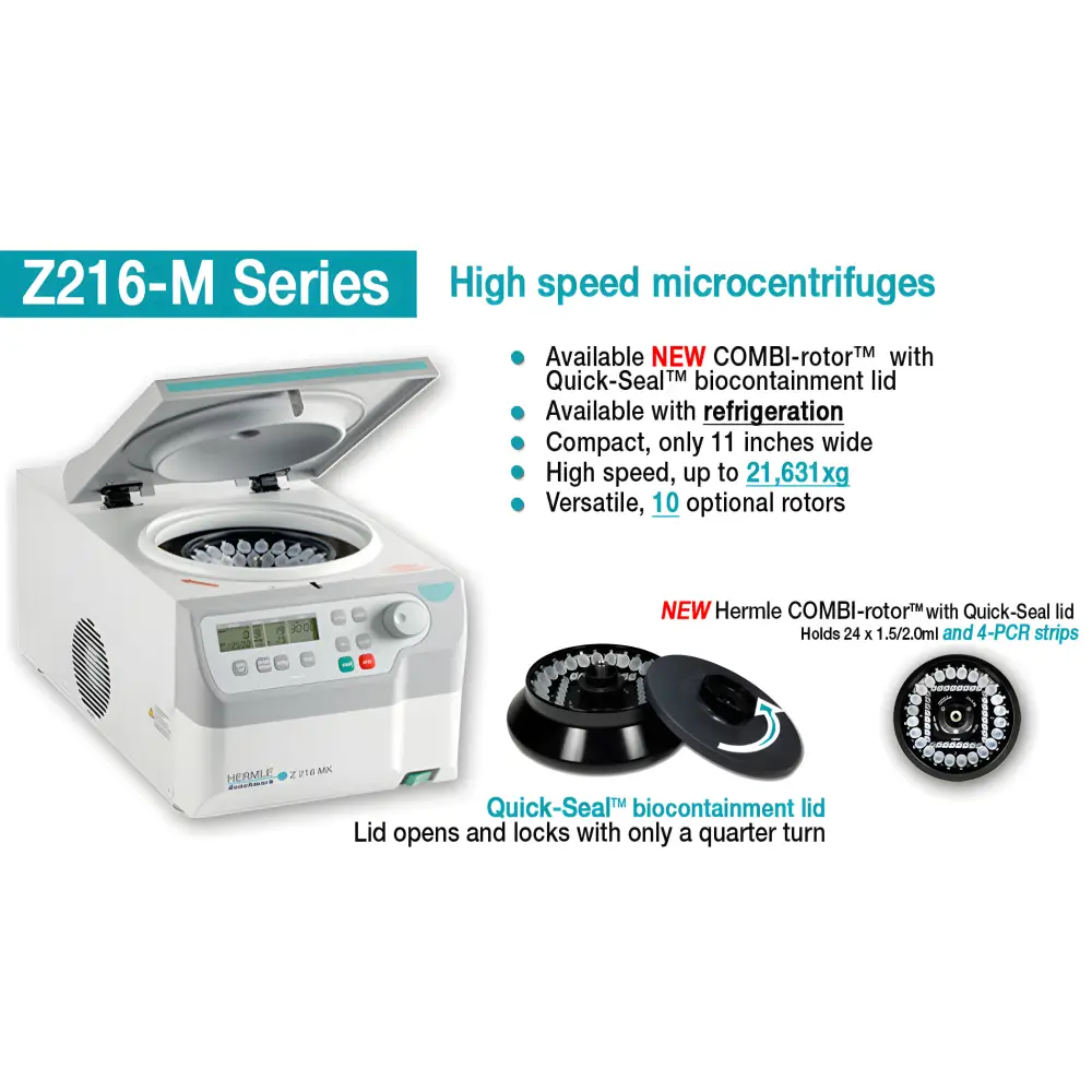 Z216-M and Z216-MK Microcentrifuges - Microcentrifuges